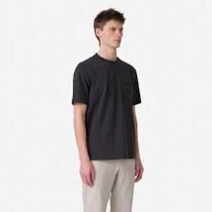 Rapha Logo Pocket Men’s T-Shirt Cotton Charcoal Gray Size Large